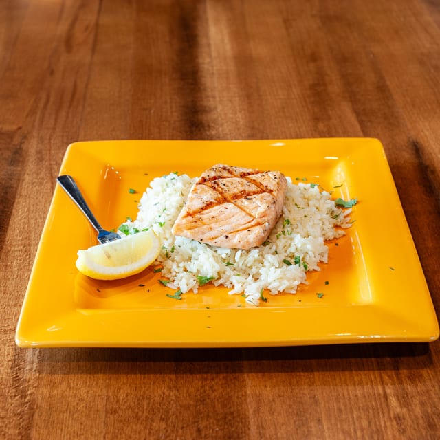 Mesquite Grilled Salmon.